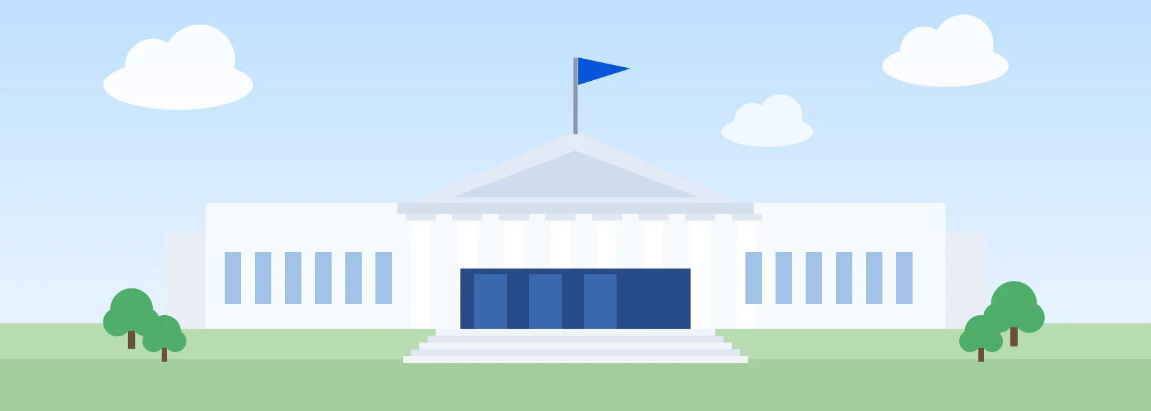 Illustration of a government building